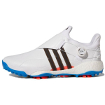Adidas Tour360 22 Boa Nahast Libisemisvastased Vastupidavad Toetavad Madalad Golfikingad Meestele Golfikingad Valge Must Sinine GY5336 40⅔