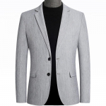 V&auml;ike &uuml;likond meeste trendikas &uuml;laosa slim fit n&auml;gus kevad ja s&uuml;gis meeste &uuml;likond Briti vabaaja meeste jakk XXXXL hall v&auml;rv