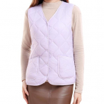 Naiste Talvine Vest V-kaelusega Krae Varrukateta &Uuml;herealine Vest-Mantel Taskutega &Uuml;hev&auml;rviline Paksendatud Sametvoodriga Vest-Mantel XL