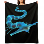 Subnautica - Ghost Leviathan Tekk Pehme Ruuduline Suvine Voodipesu Ruuduline diivanil Tekk Tekid 30x40in