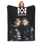 Marcus And Martinus Kaksikpoiste Voodipesu Tekid MM Laulja Flanellist Voodikate Diivanvoodi jaoks Mugav Diivanvoodi Kate 30x40in
