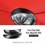 Fiat 500 Abarth 595 2016 2017 2018 2019 2020 2025 2025 2025 jaoks Ehtne K&otilde;va S&uuml;sinikkiust Kleebis Esitulede Kulmude Raami Kaitse