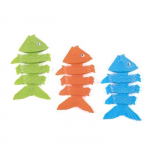Jeu de Piscine Bestway Squiggle Wiggle - Poissons Bleu Orange Vert - Enfants 3 ans et plus puhas