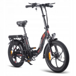 Fafrees F20 v&eacute;lo &eacute;lectrique 16AH 36V 80KM 250W cadre 20 pouces roue aluminium 20 noir must
