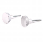 For Land Rover Defender 90 110 2004-18 car styling Aluminum alloy Silver Car Dash Fuse Box Cover Screw Bolt Knob Car h&otilde;be