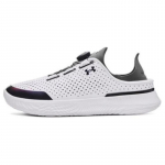 Under Armour Pehmendusega ja Hingavad Madalad Vabaajajalatsid Unisex Valged Mustad Tennised 3027049-121 38.5