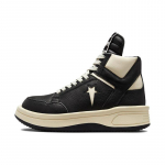 Rick Owens DRKSHDW x Converse TURBOWPN Trendikad keskmise k&otilde;rgusega vintage korvpallijalan&otilde;ud Unisex Must ja Valge 35