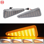 2 tk d&uuml;naamiline LED k&uuml;ljesignaal-suunatulelamp Dacia Logan Sandero I Renault Stepway Thalia 2008-2011 jaoks