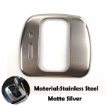 Car Accessories Gear Panel Water Cup Holder Trim Frame Decorative Cover Moulding For Ford kuga Escape 2013-19/ C-MAX 2011-2017 CupHolder ABS Chrome