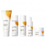 SADOER C-vitamiini helestav reisi nahahoolduskomplekt (5-osaline kortsudevastane ja niisutav komplekt) Vitamin C Brightening Travel Skincare Set