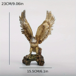 1 tk, Ameerika stiilis kotka tiibade n&auml;itus Eagle Decoration Resin Crafts, Grand Exhibition Avamine Soojenduskingitused, Kodum&ouml;&ouml;bel