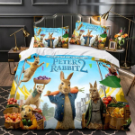 3D-prinditud Peeter J&auml;nes Voodipesukomplekt Magamistoa Pehme Kaasaegne Voodikate Mugav Laste Tekikate Tekikate Ja Padjap&uuml;&uuml;r AU Single(140*210cm)3pcs