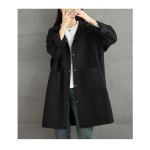 L&otilde;dva l&otilde;ikega kapuutsiga vabaaja pikk trench-jakk pikkade varrukatega pluss suuruses naistele s&uuml;gis-talvine &uuml;ler&otilde;ivas one size must