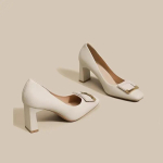 naiste kingad klassikalised &uuml;mmarguse ninaga pruunist nahast slip-on kandilised kontsaga kingad daami lahedad mugavad t&ouml;&ouml;pumbad ab693 39 brown