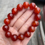 Looduslik punane karneool helmestega k&auml;ev&otilde;rud naturaalne punane ahhaat oon&uuml;ks kivihelmed venivad k&auml;ev&otilde;rud jooga tervendav naistele meestele ehted kingitused 6MM Bead