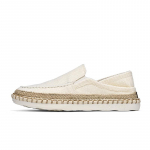 Suvised Vabaaja Meeste Kingad Linane &Otilde;mblusega Mugavad Kerged Loaferid Mehed Espadrillid Madalad Libisevad S&otilde;idukingad Meestele Zapatos De Hombre 39
