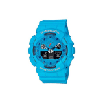 CASIO Naiste vedelkristall/analoog kahekordse n&auml;iduga seeria Sinine k&auml;ekell GA-100RS-2A GA-100RS-2A Blue Dial