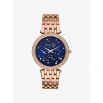 Michael Kors Darci Celestial Pav&eacute; Roosa kullatooniga k&auml;ekell MK3728 roosa kuldne v&auml;rv
