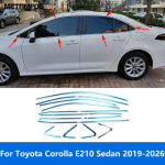 Toyota Corolla E210 Sedaanile -2024 2025 2026 &Uuml;lemine+Alumine Aknalaua Raami Liistu Kate Sisekujundus Kleebis Tarvikud Auto Stiil