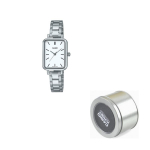 CASIO Analoog LTP V009D 7E LTP-V009D-7E White Dial gray