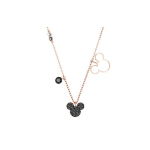 Swarovski Disney Mickey Roosa Kuldne Pinnatud Kaelakee Naiste kaelakee 5429081 Box (Random Color)
