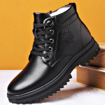 Talvised &otilde;ues kasutatavad ehtsast nahast meeste naturaalsest karusnahast soojad lumesaapad, t&ouml;&ouml;-, matka-, matka- ja jahijalatsid 38 must