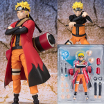 SHF Naruto Figuurid Uzumaki Naruto Hatake Kakashi Uchiha Sasuke Itachi Anime PVC Tegevusmudel M&auml;nguasi Kuju Kollektsioonimudel Nukk With Retail Box red