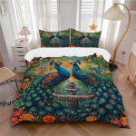 3 tk paabulinnu aiakaska voodikatte komplekt, kate magamistoa k&uuml;lalistetoa jaoks (1 tekikott + 2 padjap&uuml;&uuml;ri, ilma tekita), yy250922132 135x200cm