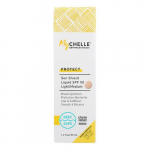 MyChelle Dermaceuticals Sun Shield vedel SPF 50 heledale/keskmisele toonile, 1,2 untsi (Pakis 1)