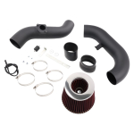 TOIMIVUS Subaru Impreza 02-07 WRX STI 2.0L 2.5L Turbo JDM K&uuml;lma &Otilde;hu Sissev&otilde;tus&uuml;steem black piping black