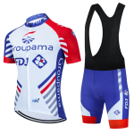 2026 Groupama FDJ TDF Jalgrattas&auml;rgi Komplektid Pariis L&uuml;hikeste Varrukatega Kiiresti Kuivav Maillot Ciclismo V&otilde;idus&otilde;idu Jalgrattariided M