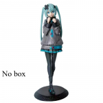 Ametlik Hatsune Miku Anime Kuju - Armas Vocaloid Kogutav Mudel PVC Nukk valge