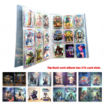 216 kaardipesa Itaalia Aju-m&auml;danemise kaardiraamat Kogumikuks Animatsioon Anime kaitsja M&auml;ngukaartide kogumiskaartide album Kingitused
