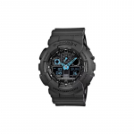 Casio G-SHOCK Seeria Moodne T&auml;navakultuur Lahe Klassikaline Osutitega Kahekordne N&auml;idikuga Tihvt 200 Meetrit Veekindel Kvartsmehhanism Vaikrihm Jaapani GA-100C-8A must