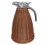 Temu Rotangist Isoleeritud 304 Roostevabast Terasest Kohvipott 1.5L Kettle + Wicker (Finished)