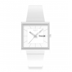 K&auml;ekell WHAT SQUARE BIOCERAMIC SO34W700 [Swatch] IF&hellip;ALLWHITE? valge