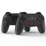 2 tk 2,4 GHz juhtmevaba m&auml;ngukontrollerit, madala latentsusega USB-vastuv&otilde;tja PC/Android TV karbi jaoks 16*13*7cm must
