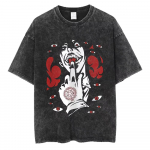 Anime Hellsing Alucard Graafiline T-s&auml;rk Meestele Vintage Pesitud Manga T-s&auml;rgid L&uuml;hikeste Varrukatega T&auml;nav Harajuku Vabaaja Puuvillased Topid S mitmev&auml;rviline