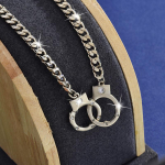 K&auml;erauad Trendikas ja Lahe Stiil Paks Kett Kaelal&uuml;li Keti Stiil Hip Hop Ripatsiga Kaelakee 60CM(Necklace Long) beige