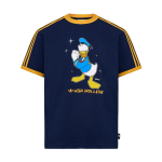 Adidas Originals &times; Disney Pardi Donald soov triibuline koomiks Slim Fit &uuml;mmarguse kaelusega l&uuml;hikeste varrukatega T-s&auml;rk Unisex T-s&auml;rgid KT7776 XS