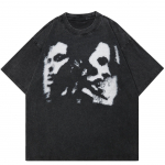 2024 Streetwear Vintage Graafiline Kahepoolne Graafiline Unisex T-s&auml;rk S