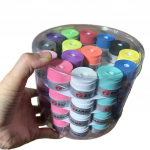 Kohandatud logo libisemisvastane PU tennisereketi k&auml;epidemetapeet Overgrip Tarvikud padelireketitele, pickleballile ja pesapallile Single color-10pcs