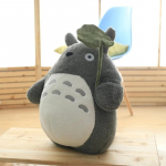 Multikas Totoro pehmed m&auml;nguasjad Lootusleht Naerab s&uuml;damest Totoro pehmem&auml;nguasi T&auml;idisega filmianime Totoro Lootusleht pehmed m&auml;nguasjad Padi Nukk 25cm-30cm