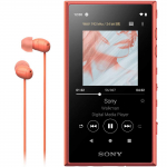 Sony Walkman 16GB A-seeria Audio MP3-m&auml;ngija Bluetooth Android microSD-&uuml;hilduv Puutepaneel Kuni 26 tundi pidevat taasesitust 360 Reality Audio oranž