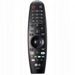 LG AKB75855501 Smart TV Must Asendusjuhtimispult koduse meelelahutuss&uuml;steemiga &uuml;hilduvus v&auml;hem
