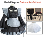 Marin Kitagawa Cosplay Kost&uuml;&uuml;m Shizuku Kuroe Kleit Minu &Uuml;lesl&ouml;&ouml;dud Kallis Anime Halloweeni J&otilde;ulude Karnevali &Uuml;likond Rollim&auml;ngu Vormiriietus S gray