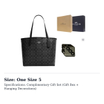 COACH City 33 T&ouml;&ouml;kotta kott Signature Suure L&otilde;uendi Must 5696-SVTSQ One Size 5 black
