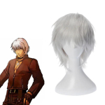 M&auml;ng KOF K'DASH Cosplay Kost&uuml;&uuml;mid Kunstnahast Jakid Parukas Kindad P&auml;ikeseprillid Kaelakeed Halloweeni Karnevali R&otilde;ivastus Mehele One Size gray