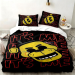 Five nights at freddy 3-osaline komplekt T&auml;iuslik magamistoa jaoks Mugav voodipesukomplekt sisaldab tekikotti ja kahte padjap&uuml;&uuml;ri Ideaalne s&uuml;nnip&auml;eva- v&otilde;i j&otilde;uluk 135cmx200cm
