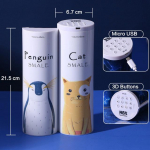 Parooliga pliiatsi&uuml;mbris NewmeBox Multifunktsionaalne kodeeritud lukuga karp, plastist kirjatarvete koolitarbed valge